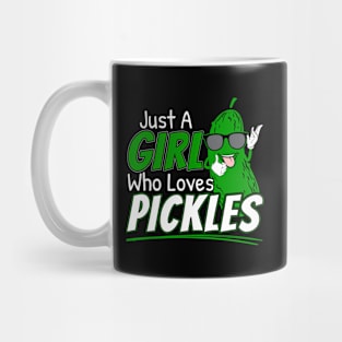 Just A Who Loves Pickles Mug